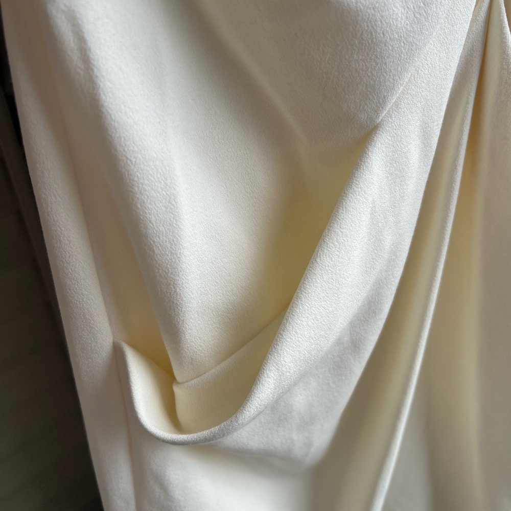 🆕 Donna Karan New York Ivory Sheath Dress Midi Work Wedding S2 S6 S8 S10 Office - Picture 5 of 16